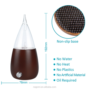 Máy Khuếch Tán Tinh Dầu Nebulizing Dạng Giọt Bán Chạy Đèn <span class=keywords><strong>LED</strong></span> Đổi Màu 7 Màu Kính Máy Phun Sương Hương Thơm Thủy Tinh Gỗ Bán Chạy - Product Image 6