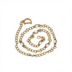 slim fit dress slacks Gold Belt main image 1