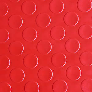 Rollo de <span class=keywords><strong>Suelo</strong></span> de PVC con Diseño de Monedas, Vinilo de Goma Antideslizante con Púas Redondas, Duradero y Resistente para Talleres y Garajes - Product Image 4