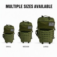 Sac à dos tactique unisexe 50L avec cadre interne, imperméable, en Oxford, camouflage, pour la randonnée et les voyages en plein air