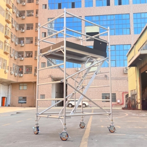 Taşınabilir Mobil İskele Kulesi Tekerlekli İskele Çalışma Platformu Merdiveni Bakım İçin - Product Image 3