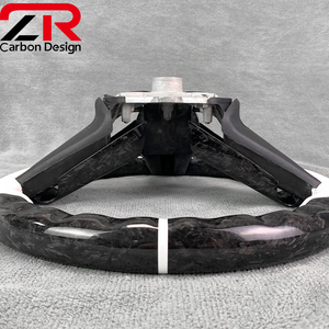 Volant en fibre de carbone forgé pour <span class=keywords><strong>Ford</strong></span> <span class=keywords><strong>Mustang</strong></span> S197 Series 2005-2014 Premium Coupe GT500 Shelby Snake Convertible Boss 302 - Product Image 6