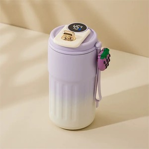 Özel Logo sıcaklık göstergesi paslanmaz çelik yalıtımlı seyahat 450ml kahve bardağı akıllı LED dijital termal kahve kupa bardak - Product Image 6