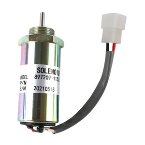 897209-1152 ปิดวาล์วโซลินอยด์ 897209-1152 สำหรับฮิตาชิ MV2-40 EX4U EX40U EX55 EX58 ZX40U เครื่องยนต์ 4LE1 4LE2 หยุดโซลินอยด์ 24V - Product Image 3