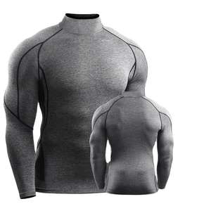 Venta al por Mayor de Camisetas Deportivas de Compresión de Manga Larga, Chaquetas Deportivas para Hombre, Ropa Deportiva de Manga Larga para Hombre - Product Image 2