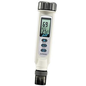 เครื่องวัดค่า pH ดิจิตอล Az8686 พร้อมระบบ ATC และหน้าจอ LCD สำหรับตรวจสอบคุณภาพน้ำ ระบบไฮโดรโปนิกส์ ตู้ปลา และการใช้งานในห้องปฏิบัติการ - Product Image 1