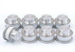 Poulies de distribution en aluminium personnalisables à succès AT5 AT10, poulie à bride déselectable, support OEM, MIGHTY CNC, alésage 10 mm - Product Image 5