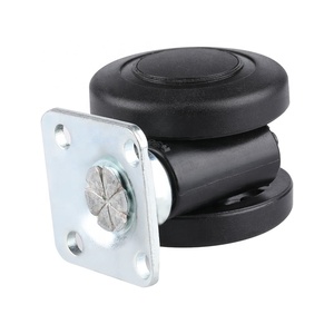 Light Duty Nylon PA Swivel Caster Wheels 2-3 Inch with Total Brake 35-40KG Load Low Freight for <b>Trolley</b> and Furniture - Product Image 2