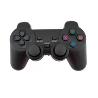 Contrôleur sans fil USB 2.4g Poignée de jeu noire Ordinateur PC Dandle Doubles pour contrôleur de forme PS2