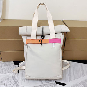Custom From China Durable Pc Backpack Roll <b>Top</b> Closure Waterproof Fabric Lining Daily - Product Image 2