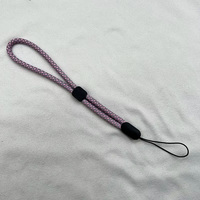 En gros, Lanière de poignet réglable réfléchissante en polyester pour bouteille d'eau, téléphone portable et clés, avec crochet et sangle