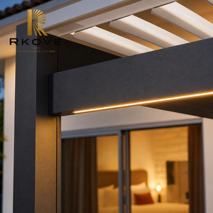Atmósfera Elegante para la Noche con Iluminación LED Integrada para Patios de Villas Compactas - Product Image 6
