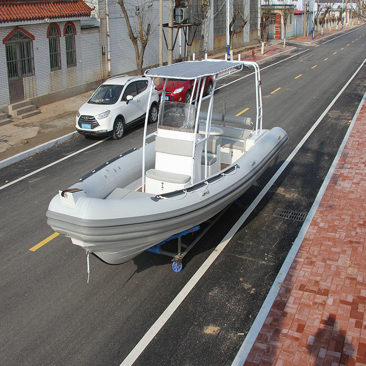 Fiberglass Inflatable Boat Manufacturer Fire Rescue Assault Speedboat ...