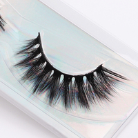 Faux cils en bande de la série Flash Packing en gros, plus doux, et faux cils effet 3D en vison synthétique à marque privée