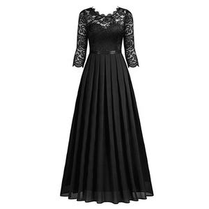 <span class=keywords><strong>Robe</strong></span> <span class=keywords><strong>de</strong></span> demoiselle d'honneur élégante pour mariage, manches en dentelle, couture, nouvelle collection - Product Image 2