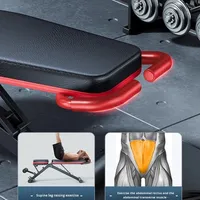 Chaise de fitness réglable directe d'usine équipement de gymnastique à domicile durable pliable planche couchée banc presse haltères bancs supports