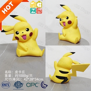 Prix usine 40cm PVC Pokemoned hautement restauré 1:1 tortue grande taille écureuil Anime Figure Collection décoration modèle jouets - Product Image 2