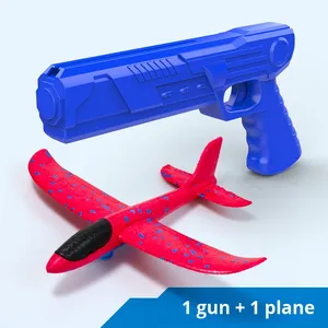 Hot-Selling Ejection Foam Airplane Kite Handheld Launcher <strong>Gun</strong> Hand Throwing Gift For Children With Light - Product Image 6
