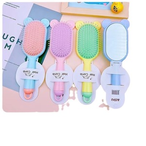 Peigne à cheveux avec miroir, design multifonctionnel de dessin animé pour coiffer les cheveux et les franges - Product Image 1