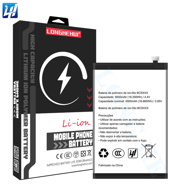 High Capacity 5000mAh Replacement BCSXXX Battery for Free Yound M5 Phone Batteries