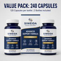 SIWEIDA Herbal Complex Ganoderma Lucidum Ekstrak Kacang Ginjal Pil Pelangsing 0.2g Kapsul Pendukung Metabolisme Alami Dewasa OEM