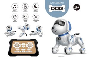 Chien robot intelligent té<span class=keywords><strong>l</strong></span>écommandé, interactif, qui marche et parle, jouet éducatif musical de dessin animé pour enfants - Product Image 4