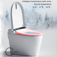 Sanitaires en céramique wc toilette toilette intelligent au sol salle de bain sanitarios inodoro inteligente de lujo