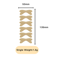 Boîte d'outils professionnels portables de haute qualité pour le soin des ongles, patchs correcteurs auto-adhésifs sans colle en forme de papillon pour les ongles des pieds