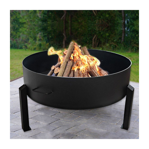 <span class=keywords><strong>Brasero</strong></span> d'extérieur rond en acier pour jardin, patio, <span class=keywords><strong>brasero</strong></span> sans fumée pour bois, barbecue de camping - Product Image 1