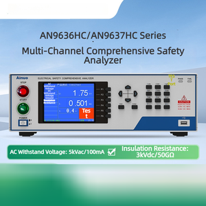 Analizador <span class=keywords><strong>de</strong></span> Seguridad Multicanal Ainuo AN9636HC/AN9637HC, Probador Eléctrico Integral - Product Image 2