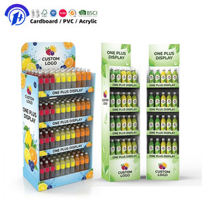 Cost-effective Wholesale Cardboard Beverage Floor Display Rack High Strength Recyclable Paper Drink Stand for POS Marketing - Product Image 1