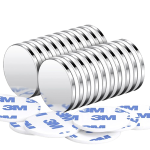 N35 N52 N54 magnete al neodimio auto adesivo magnete disco con 3M nastro forte magnete permanente per il confezionamento di Aimant forte - Product Image 1