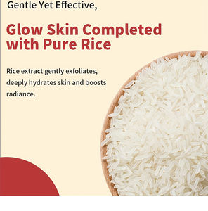 Produit de soin de la peau pour le visage et le corps, sérum exfoliant au riz noir et au riz blanc, best-seller, pour éliminer les cellules mortes de la peau. - Product Image 5