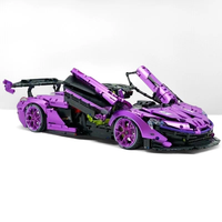 Guly 10617 3568 pièces – Voiture de sport technique télécommandée – Modèle de voiture de course populaire – Briques de construction – Jouets pour enfants – Ensembles de blocs de construction