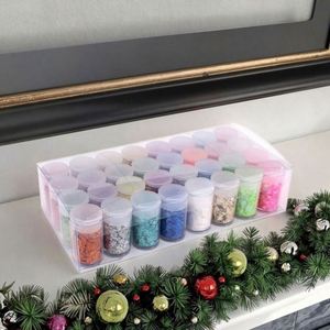 New Design Hot Sale Fashionable Colorful Customized Color Decoration Glitter Pvc Tube Packed <b>Box</b> Shape Christmas - Product Image 5