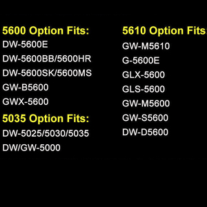 Caja de reloj de acero inoxidable DW5600 para 5610 DW/1. 2. 2. 2. 2. 2. 2. 2. 2. 2. 2. 2. 2. 2. 2. 2. 2.-12. 1. 2.-12. 1.-. GLX/GLS5600 GLX/GL - Product Image 6