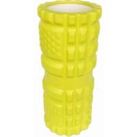 Rouleau en mousse de Pilates et de yoga haute densité, solide et durable, pour la relaxation musculaire du corps entier avec exercices en maille