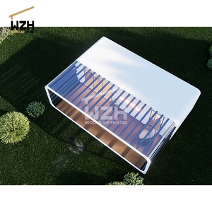 บ้านสำเร็จรูป Apple Home Pod House Cabin Capsule Pods ขนาด 40 ฟุต สไตล์โพสต์โมเดิร์น กันน้ำ กันไฟ พร้อมห้องนอนและห้องทำงาน - Product Image 6