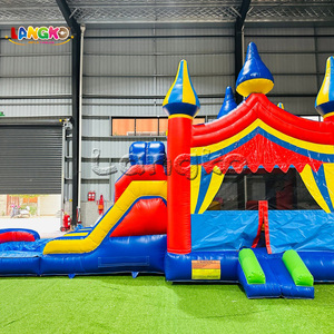 <span class=keywords><strong>Comprar</strong></span> <span class=keywords><strong>Castillo</strong></span> de salto de girasol con tobogán en línea inflable plam árbol tobogán de agua Casa de rebote - Product Image 4