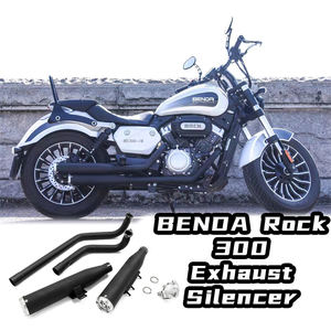 BENDA Rock 300 nouveau acier inoxydable Sport Style moto Performance système d'échappement silencieux tuyau d'échappement Pot moufles - Product Image 2