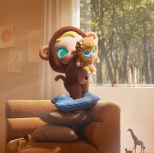 Labubu popmart babymolly Meow ชุดของเล่นแสนสนุกทำจาก PVC กล่องปริศนาขนาด1/12ของขวัญอินเทรนด์สำหรับนักสะสม - Product Image 4