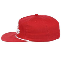 Op maat gemaakte logo geborduurde katoenen twill pet 5-panel snapback heren touwpet ongestructureerde snapback baseball sport pet touw dad hat