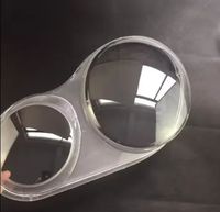 ADS Autozubehör Werks direkt verkauf Transparenter Scheinwerfer PC Glass chein werfer Linsen abdeckung Brille für 2002-2005 V-W POLO