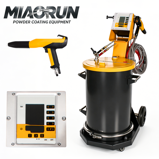 High Powder Transfer Rate Electrostatic Powder Coating Machine Industrial Spraying Equipment for Aluminum Profile & Wheel Rim