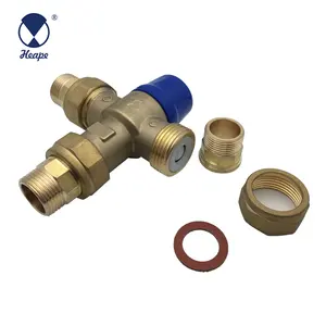 HEAPE 3/4'' Lead Free PEX Connection Thermostatic Mixing Valve