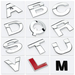 Marchio professionale personalizzato 3D decalcomania in lega di zinco Logo personalizzato <span class=keywords><strong>auto</strong></span> Badge lettere in metallo <span class=keywords><strong>per</strong></span> emblema <span class=keywords><strong>auto</strong></span> - Product Image 5