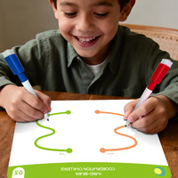 Le livre de puzzles le plus vendu pour le développement cérébral et la formation à la pensée, destiné aux exercices de concentration des enfants.