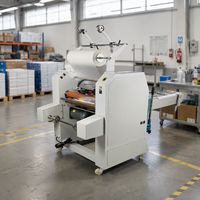 Laminateur hydraulique simple face WD FM-520Y, machine à laminer en rouleau de 520 mm pour le traitement du papier