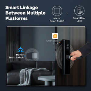 ปุ่มไฟอัจฉริยะ LangYeao Matter WiFi แบบ 1/2/3 ปุ่ม มาตรฐานอเมริกา 10A ใช้งานร่วมกับ Apple HomeKit Alexa <span class=keywords><strong>Google</strong></span> Home - Product Image 5