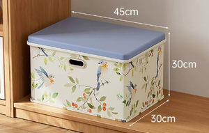 Grande boîte de rangement pour vêtements et couettes, boîte organisatrice pliable - Product Image 5